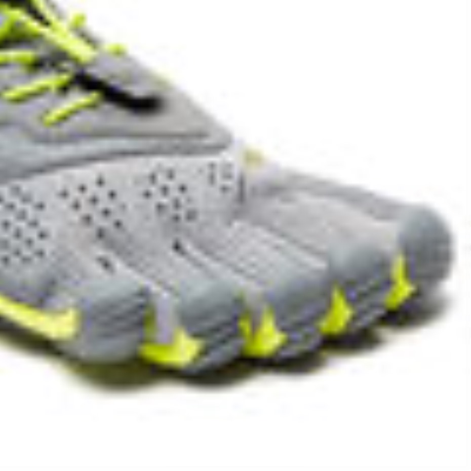 V-run Kadın Vibram Gri-sarı